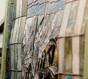 Weather damaged glass